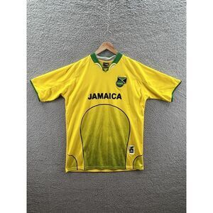 Drako Jamaica Football Federacion Yellow Men’s Size Jersey